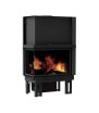 Caminetto a legna Firek 2 con pannello laterale in vetro EK63