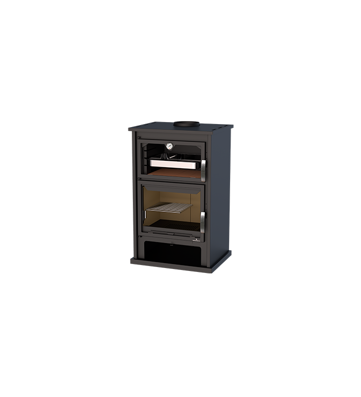 Suiza Kaminofen Holz mit Backofen Bronpi