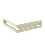 Grille d'angle simple 50x50x8 blanche Bronpi