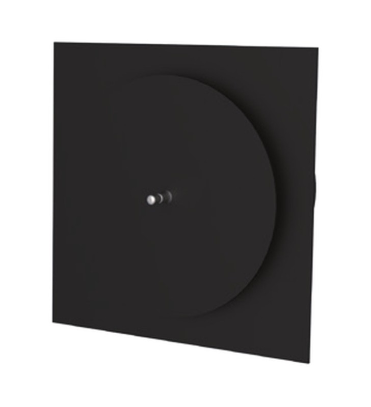 Rejilla regulable 1 salida adaptable a caja opcional C1 (18x18) negra Bronpi