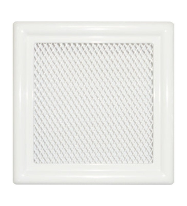 Single mesh grille 20x20 white Bronpi