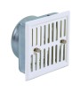 Grille réglable 15x15 sortie Ø12 cm Bronpi
