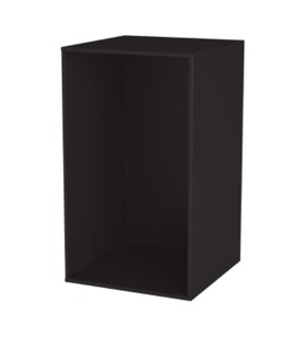 Porta-lenha preto Bronpi