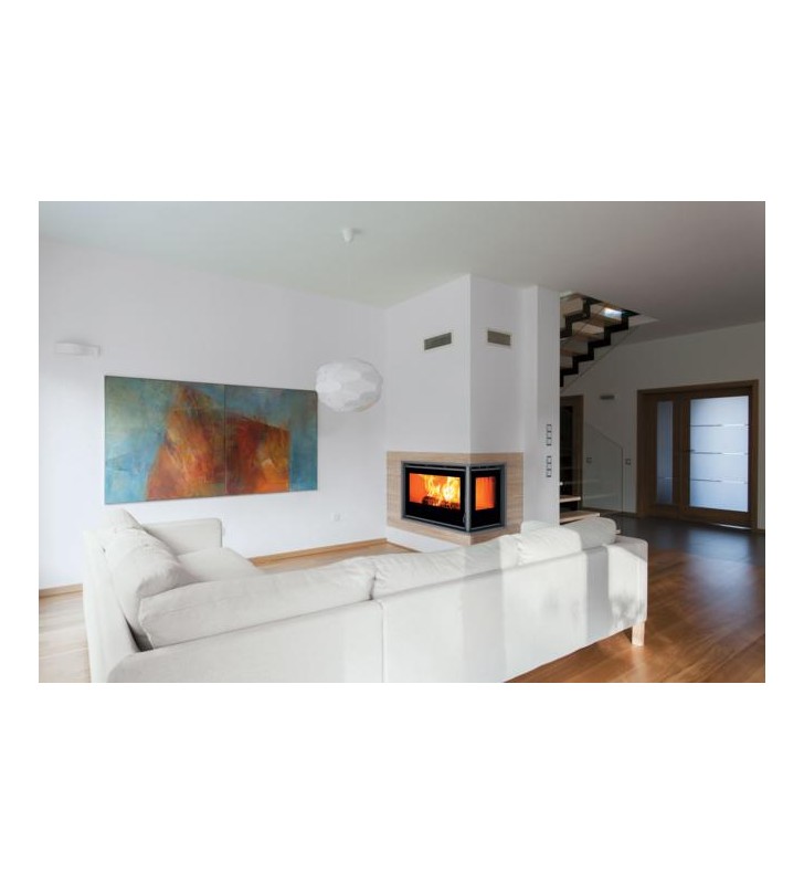 Belüftung von 360 m3/h. Verwendung von zwei Ventilatoren mit zwei Geschwindigkeiten und einem Sicherheitsthermostat.