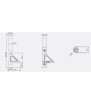 CL Design Flag Piano di misurazione centrale