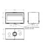 Plan de mesure double face Carbel I-100