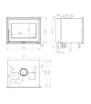Plano de medidas Denia Stoves DC-80