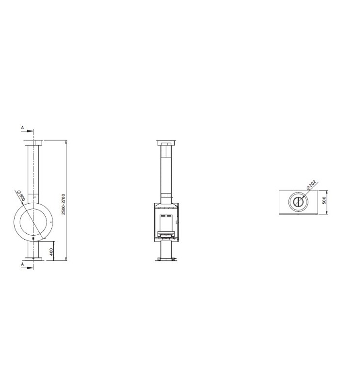 CL Design O 800 Central measurement plan