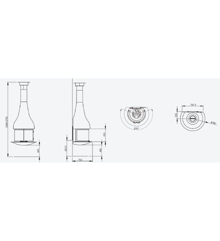Plano de medidas CL Design Gema Frontal