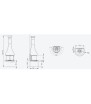 Plano de medição frontal CL Design Gema