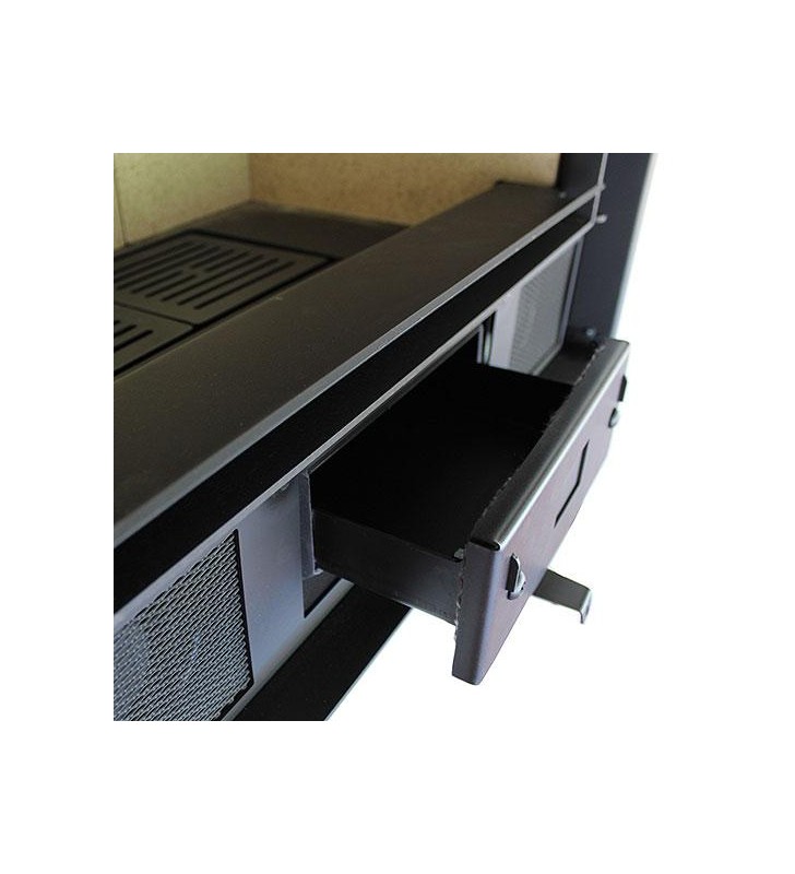 Cassetto posacenere ad estrazione frontale