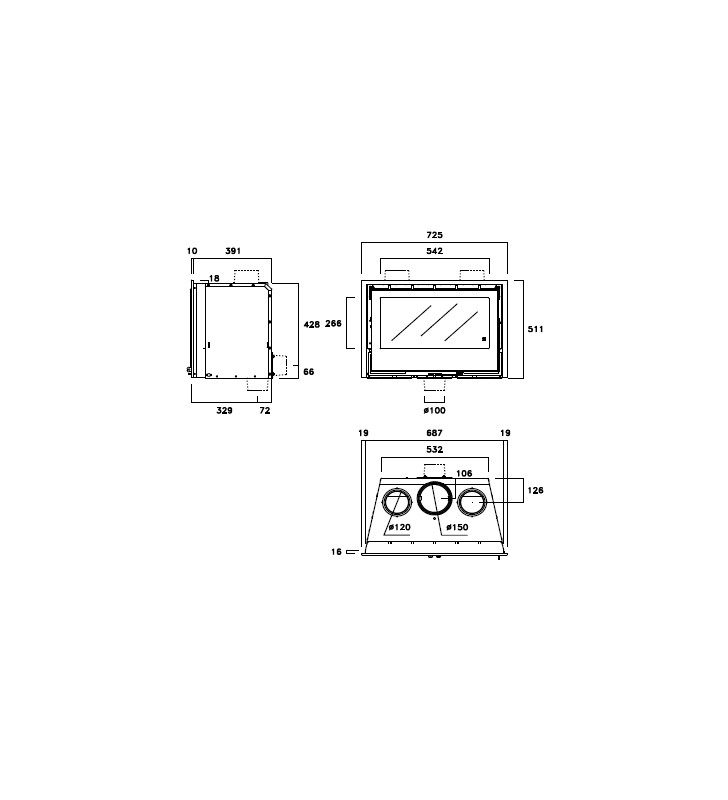 Rocal ARc 70 Conico Graffiti measurement plan