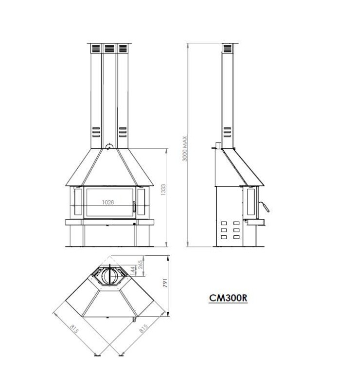 Lacunza CM-300 R Messplan