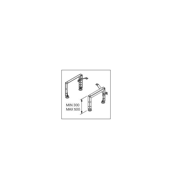 Pés ajustáveis (opcional)