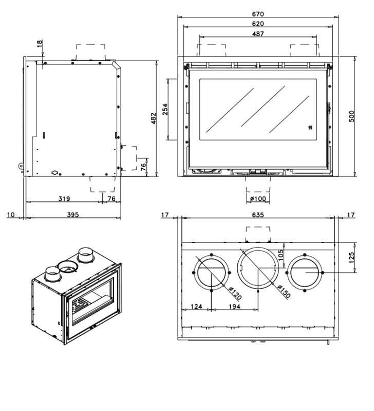 Plan de mesure Rocal ARc 65 Graffiti