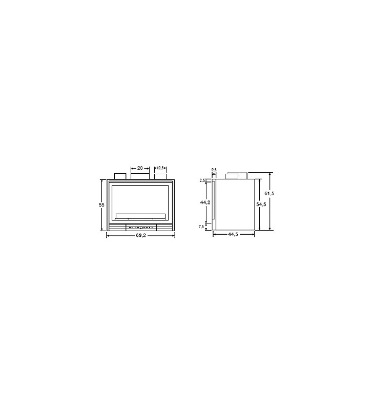 Plan de mesure Salgueda 700 GV Double Combustion