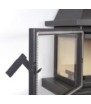 Incorpora cajón de cenizas - registro primario y secundario - cristal vitroceramico 750ºC y pintura anticalórica.