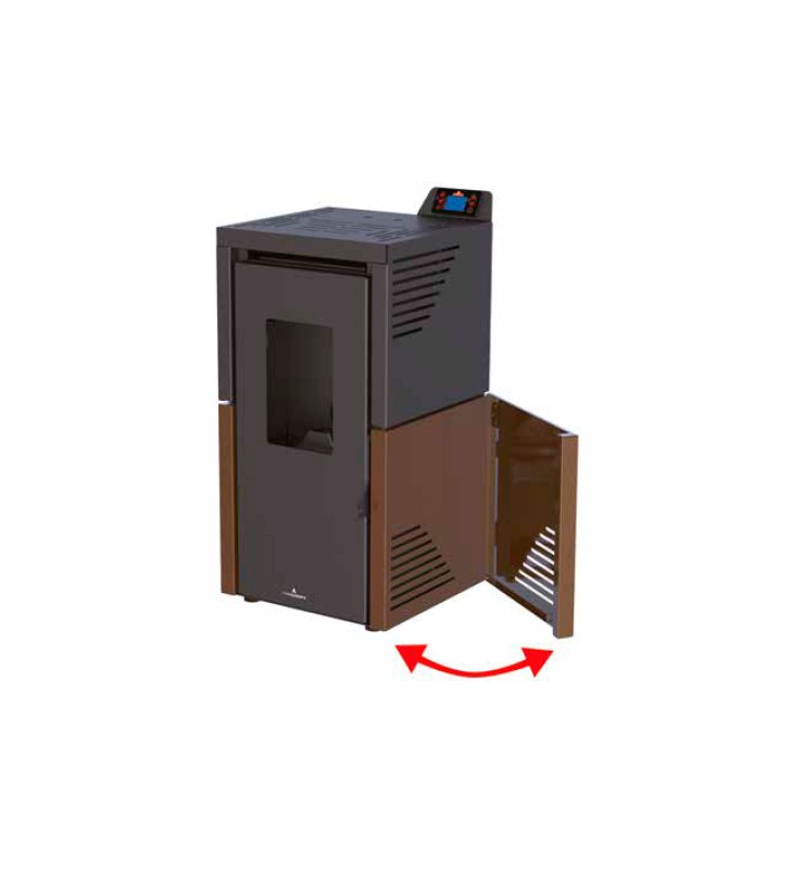 Modelo projetado para fácil acesso à manutenção.
