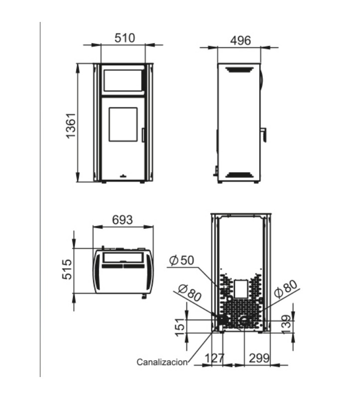 Bronpi Noa Oven meetplan