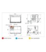 Plano de medidas Edilkamin Pellkamin 10 Evo Plus