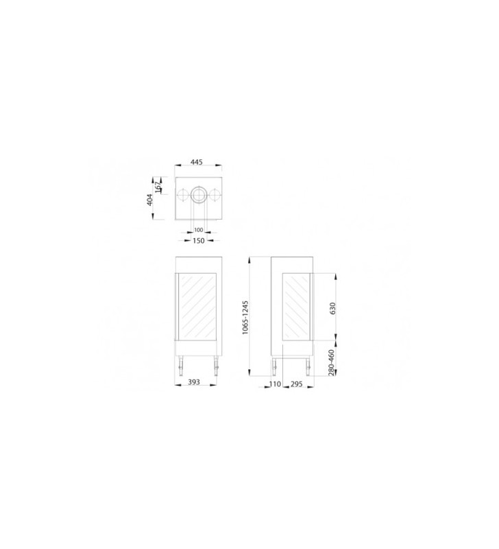 Plano de medidas Chimenea MG 38/63 DCA