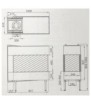 Plano de medidas Chimenea MG 83-34/40 U