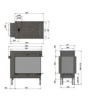 Plano de medidas Chimenea MG 83-55/45 U