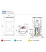 Plano de medidas Edilkamin Cherie 11 Evo