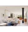 SLIMFOCUS ON STAND METALLIC FOCUS KAMIN