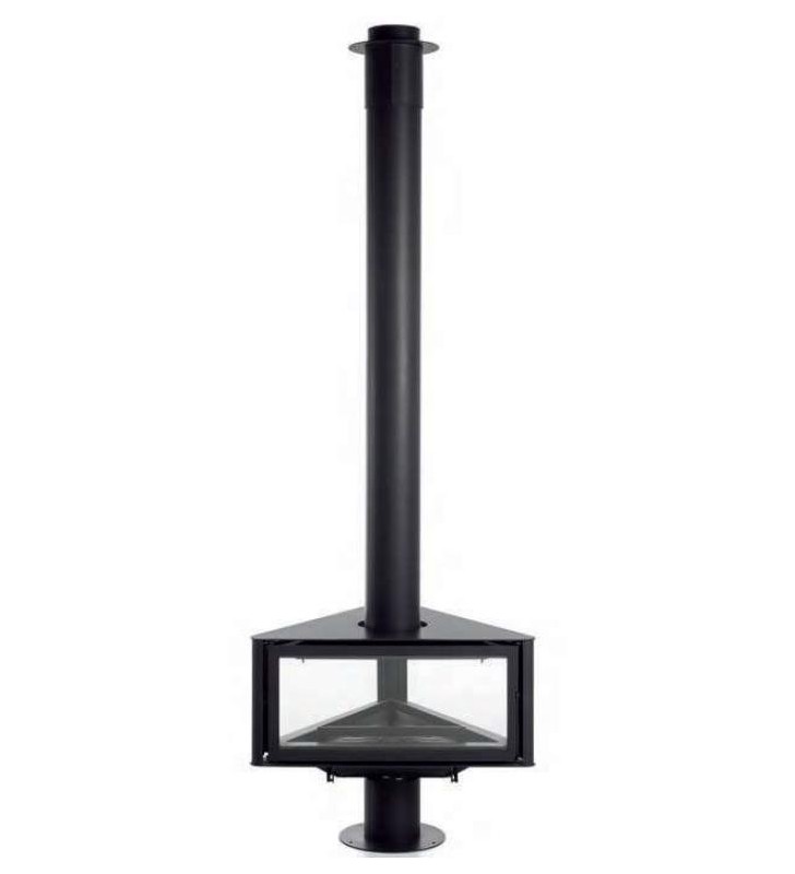 Zentraler Metallschornstein