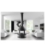 Central metal chimney