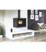 M-170 K Estufa de leña con turbina FM