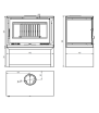 Wood Stove without Turbine M-180 LK