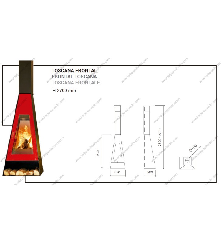 Plano de medidas Traforart Toscana Frontal