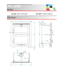 HLI-200 F Insertable con Horno de leña FM