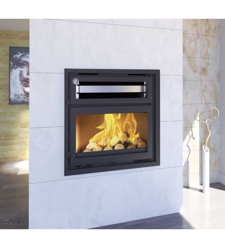 I-180 H / IT-180 H Insertable de leña con horno FM