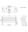 TRIMLINE DB 120 PANORAMA GAS FIREPLACE