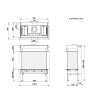 Τζάκι αερίου TRIMLINE 83 DB PANORAMA Thermocet