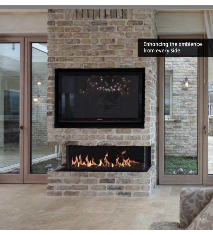 Clear 130TS Chimenea De Gas Ortal