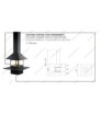 Traforart Vulcano Central closed measurement plan