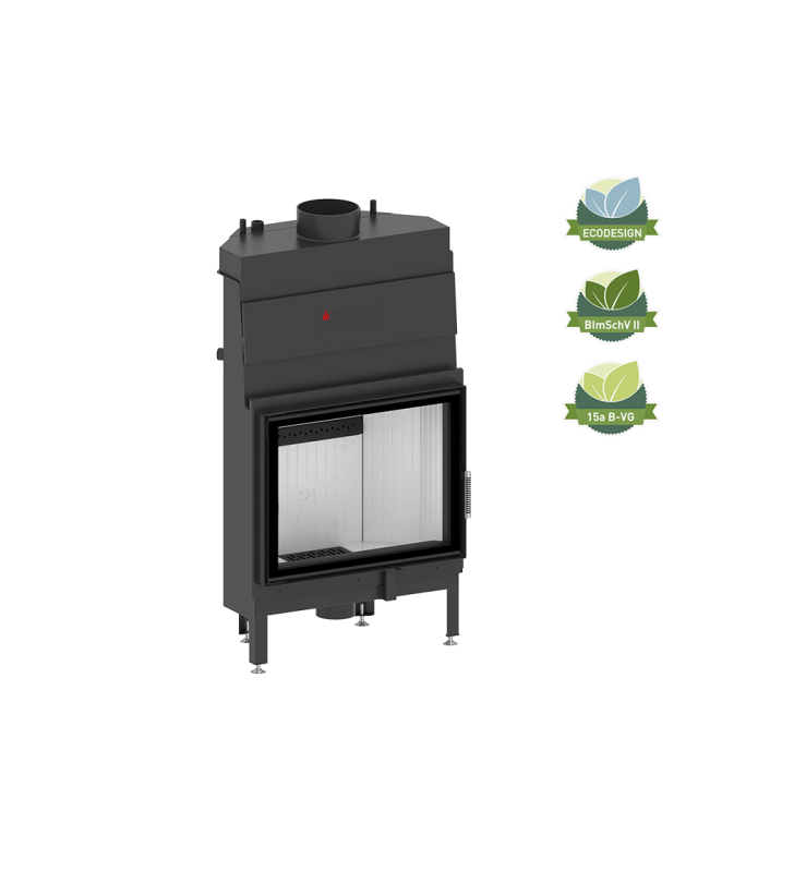Cheminée de chauffage Aquasystem ALAQS 68×53S-D Hitze
