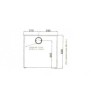 Plano de medidas Hergom L-07/90 CC SE (Calefactora)
