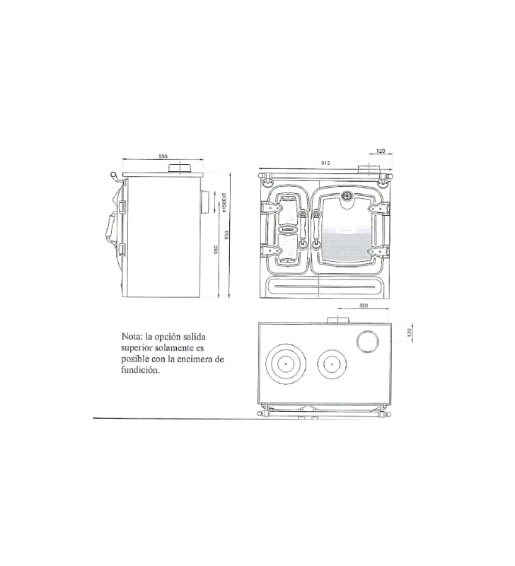Plano de medidas Lacunza Clasica 7T Top Cerrada